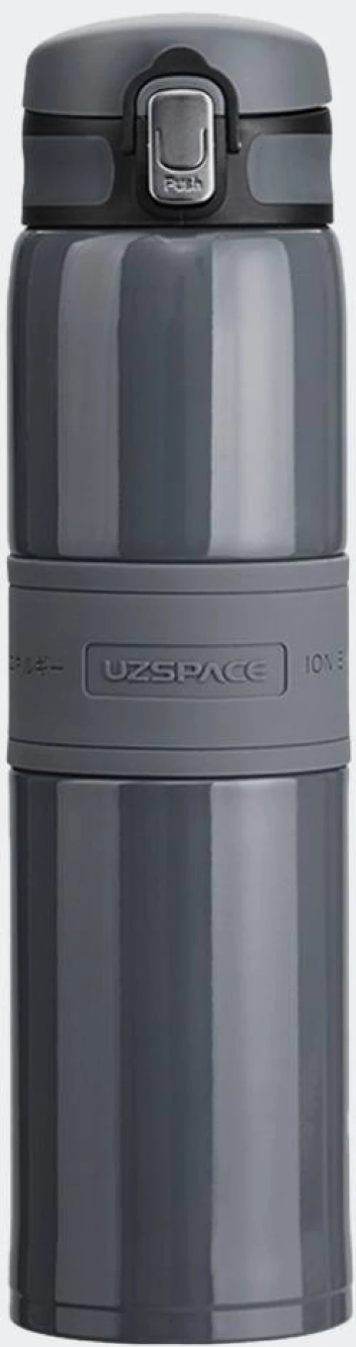 UZSPACE THERMOS Stainless steel water bottle 480 ml - 5082-BARK-GREY