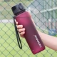 UZSPACE Frosted Hydration Measured Leak Proof Water Bottle 1000ml - 3038-PURPLISH-RED