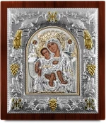 Ασημένια εικόνα ΑΞΙΟΝ ΕΣΤΙ  27x24cm