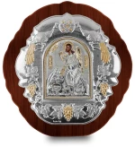 Ασημένια εικόνα ΑΓΙΟΣ ΙΩΑΝΝΗΣ  22x21cm