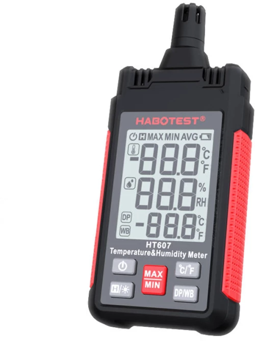 Temperature & Humidity Meter Habotest HT607