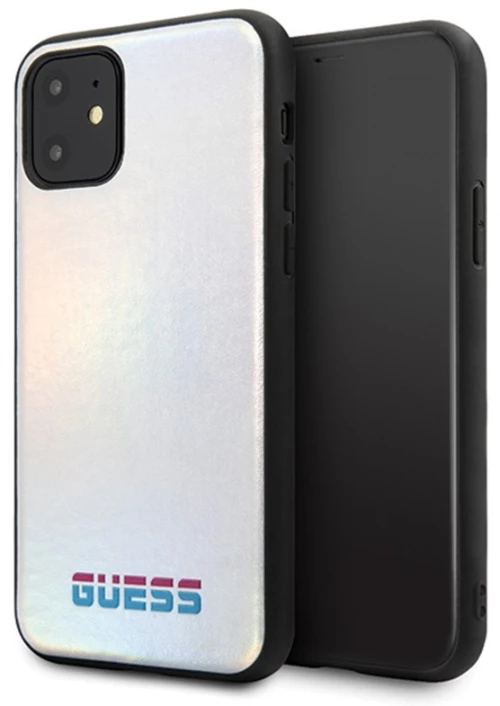 Guess Iridescent - Case iPhone 11 Pro Max (Silver)