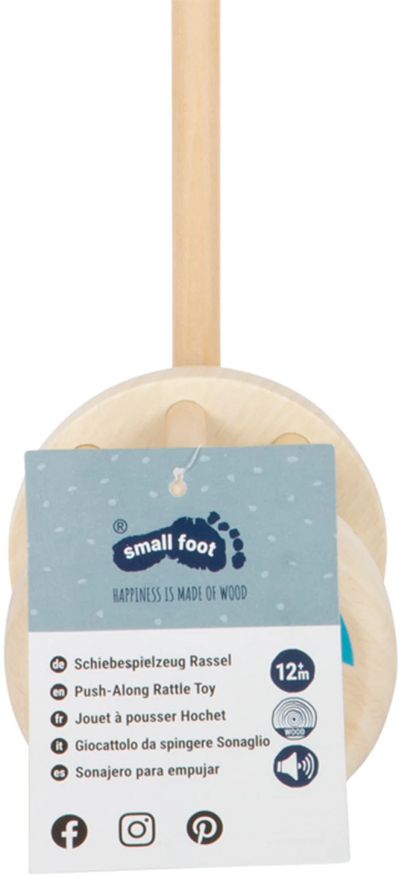 Συρόμενο κουδουνίστρα ρόδα - Small Foot