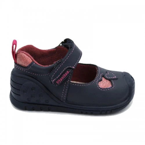 Παιδικές Μπαλαρίνες Titanitos L680-Navy/Fuxia