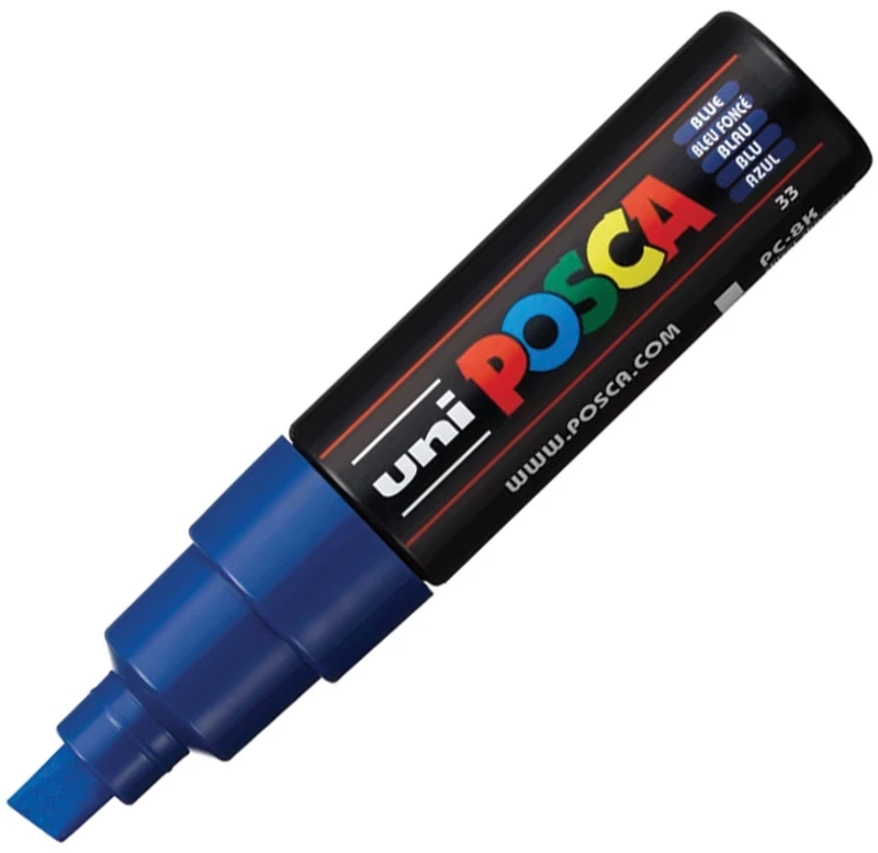 Uniball Posca PC-8K μαρκαδόρος 8mm μπλε