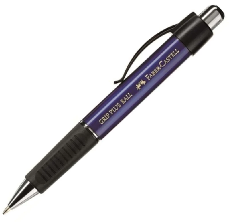 Faber Castell Grip Plus Ball 140732 στυλό κλικ διαρκείας 0,7mm μπλε