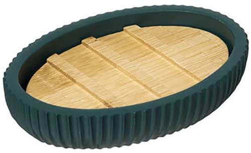 Σαπουνοθήκη κεραμικό πετρόλ