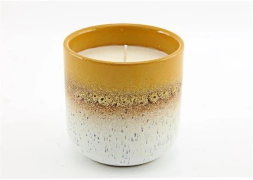 Ποτήρι κεραμικό με αρωματικό κερί 9εκ
