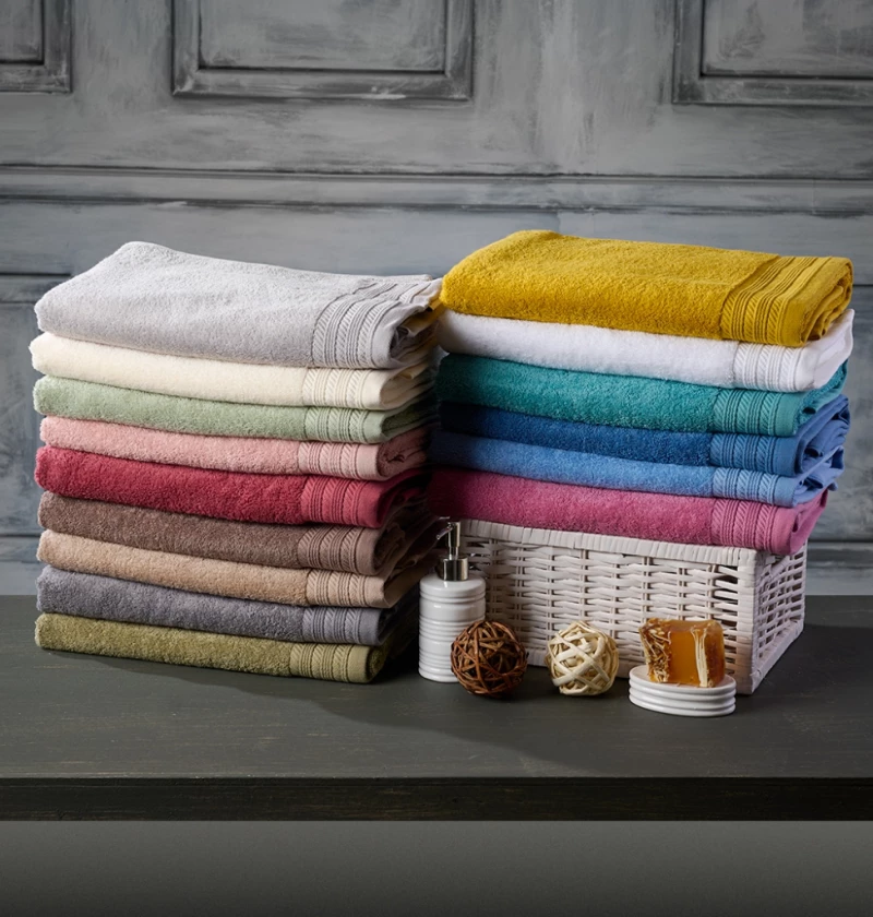 Πετσέτα Μονόχρωμη New Cotton Series - Olive, Σώματος 75x150