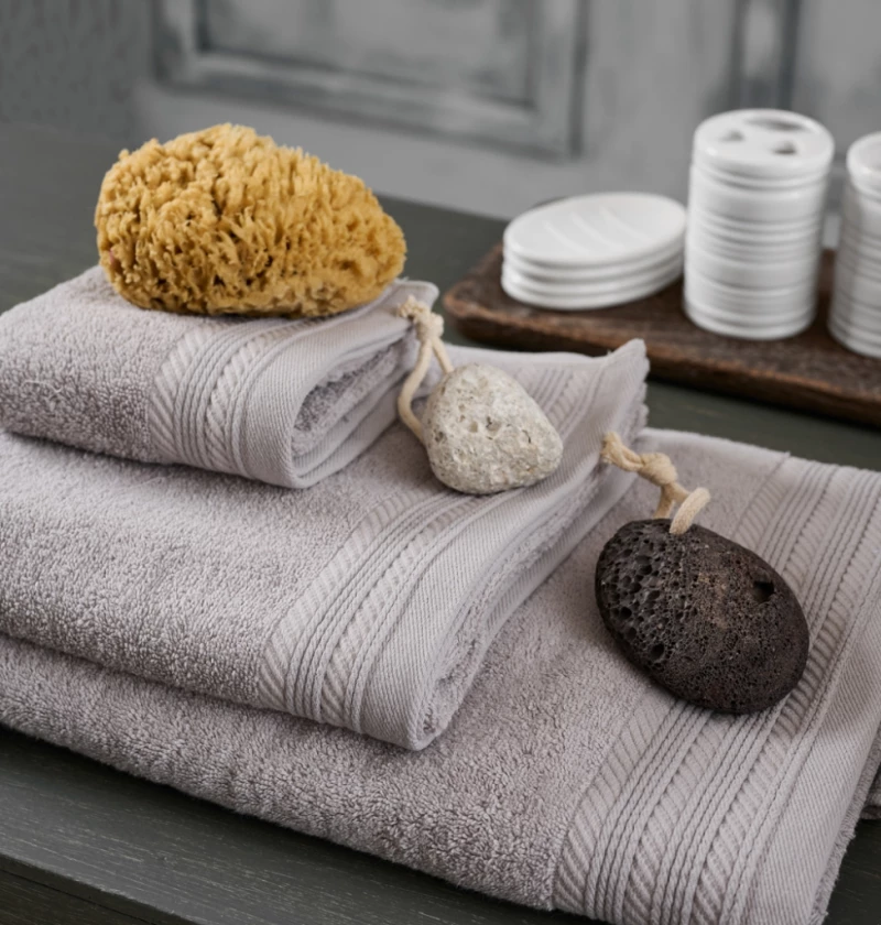 Πετσέτα Μονόχρωμη New Cotton Series - L.Grey, Σώματος 75x150