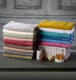 Πετσέτα Μονόχρωμη New Cotton Series - L.Grey, Σώματος 75x150