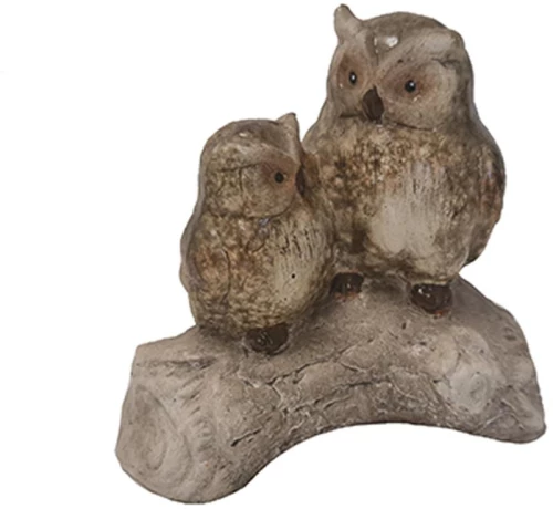 Κουκουβάγια σε κλαδί κεραμικό