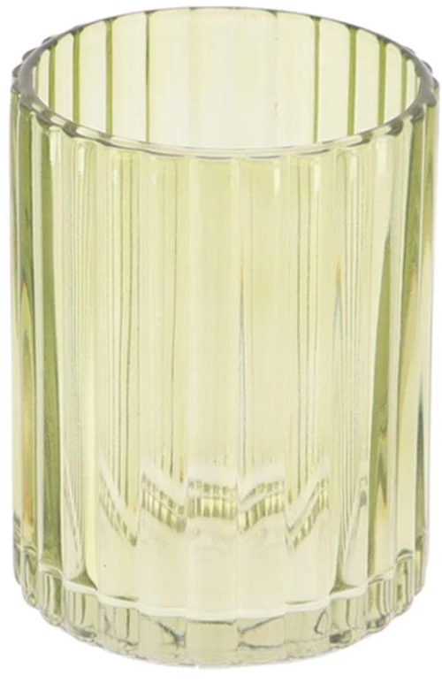 Ποτήρι μπάνιου γυάλινο πράσινο