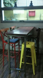 Barstool Antique/S-M CAT.A - Μέταλλο - 51x45x111 cm