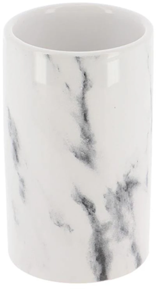 ποτήρι μπάνιου κεραμικό marble