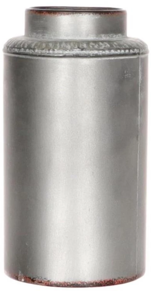 Βάζο μεταλλικό Bullet ασημί 16x30,5