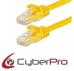 CYBERPRO UTP Cable Cat6 yellow 1m