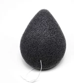 Φυτικό Σφουγγάρι Προσώπου Konjac Face Sponge Bamboo Charcoal Teardrop