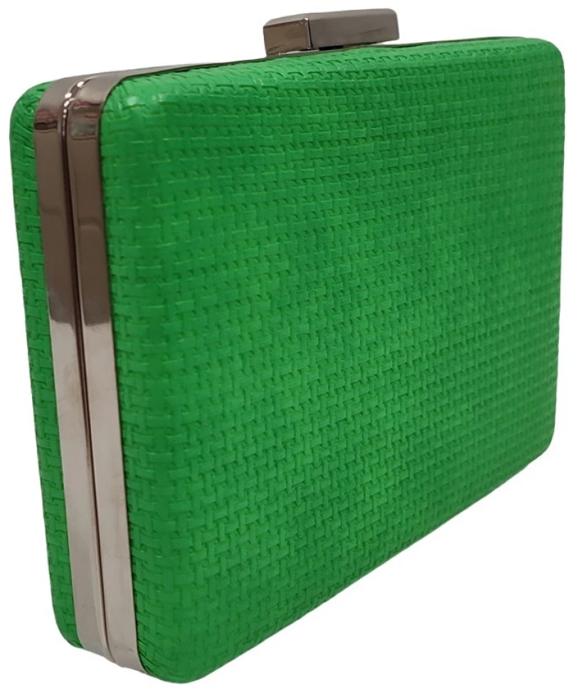 Βραδινό τσαντάκι clutch Fantazy 7800-9 Πράσινο Εκρου