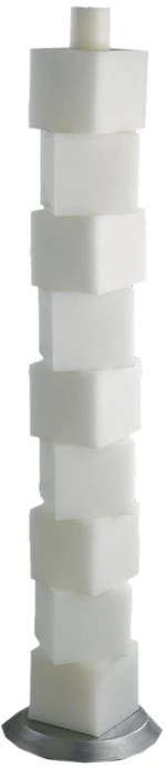 Λαμπάδα Γάμου 9 Αποσπώμενοι Κύβοι 15x140cm NK044 (2ΤΜΧ.)