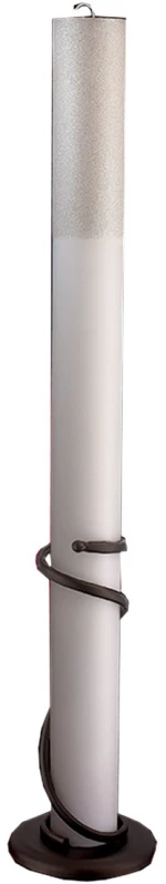 Λαμπάδα Γάμου Μασίφ Κερί 12x140cm NK062 (2ΤΜΧ.) Λευκό Με Βάση