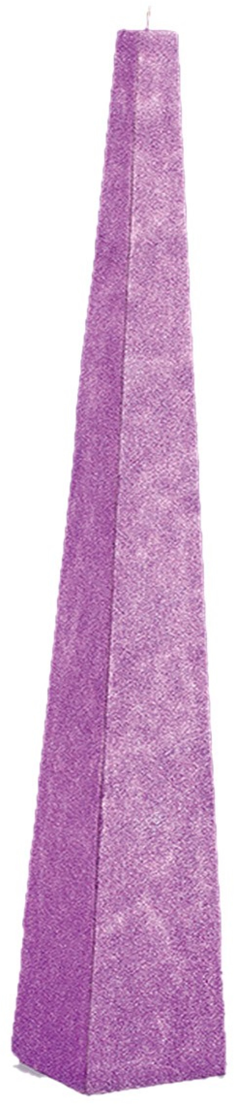 Λαμπάδα Γάμου Μασίφ Κερί Πυραμίδα Με Glitter NK091 (2ΤΜΧ.) Λευκό