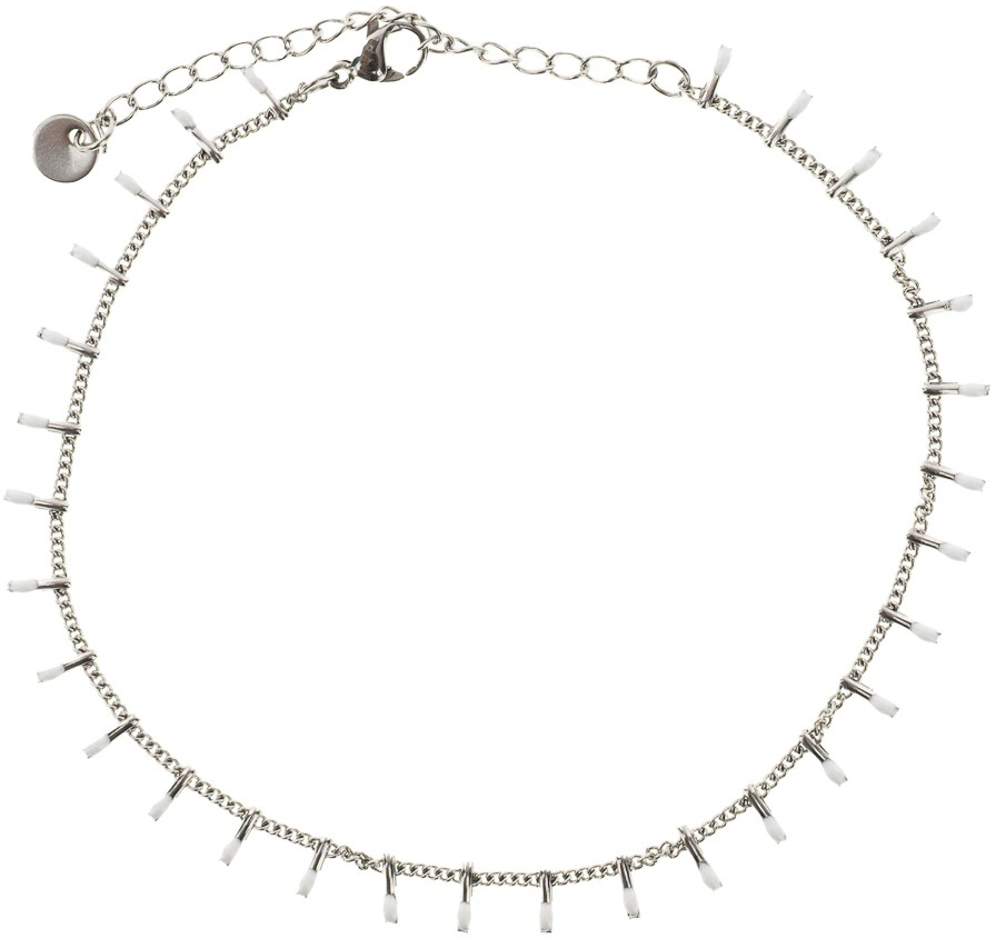 Γυναικεία Αλυσίδα Ποδιού από Ατσάλι 210105 Λευκο Λευκό