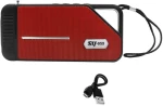 Φορητό Ηχείο Bluetooth με Ραδιόφωνο TF, USB, και Ηλιακό Πάνελ SY-959-B Κόκκινο