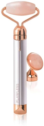 Συσκευή Μασάζ Προσώπου Flawless Micro Vibrating Facial Roller & Massager ροζ