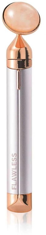 Συσκευή Μασάζ Προσώπου Flawless Micro Vibrating Facial Roller & Massager ροζ