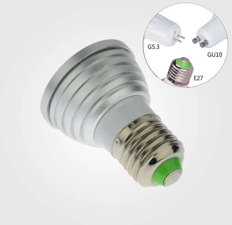 E27 RGB LED LIGHT  220v/3W