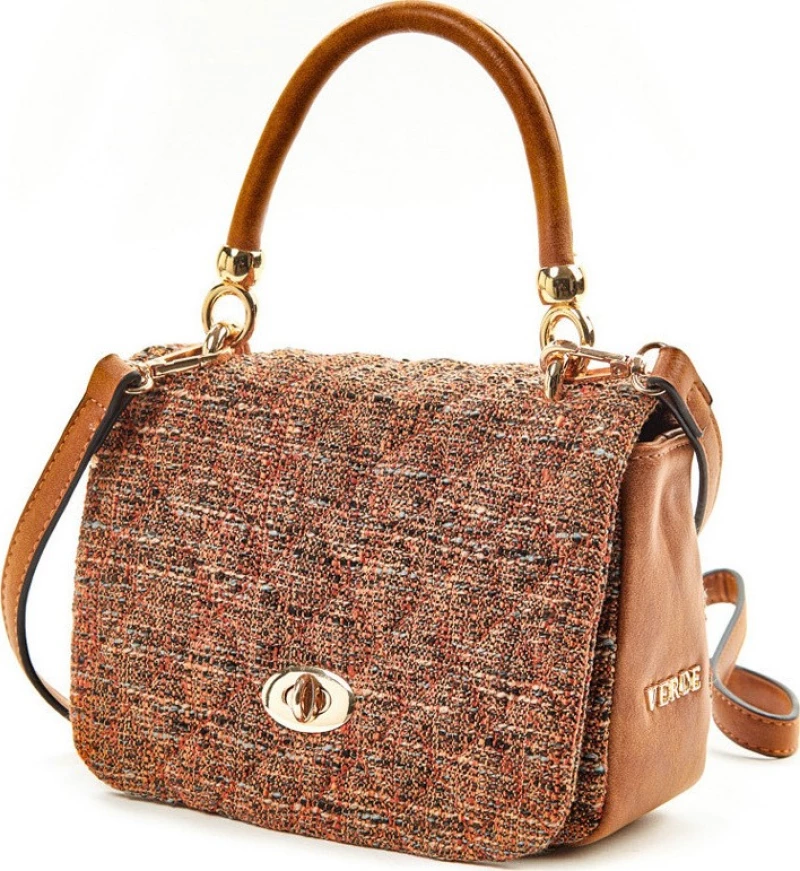 Τσάντα χιαστί Verde 16-5285 Camel Camel