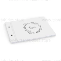 Βιβλίο Ευχών Γάμου Στεφανάκι TS165
