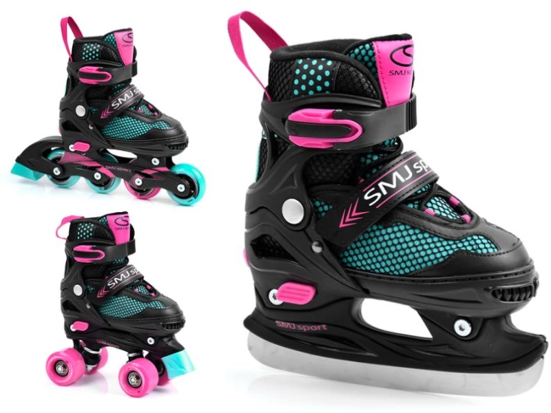 Inline skates SMJ sport 3in1 Jr BS-616TP