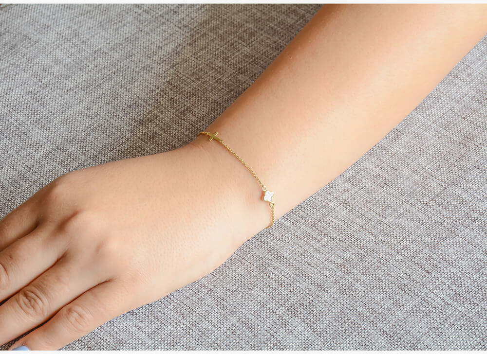 Βραχιόλι γυναικείο επίχρυσο ασημένιο 925