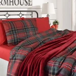 Σεντόνια μονά σετ 3 τμχ 170x240cm Next 3160 κόκκινο/γκρι Homeline