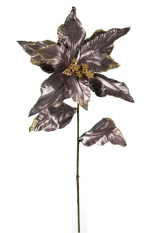 Λουλούδι Αλεξανδρινό σε μολυβί χρώμα 65cm Homeguru AX487