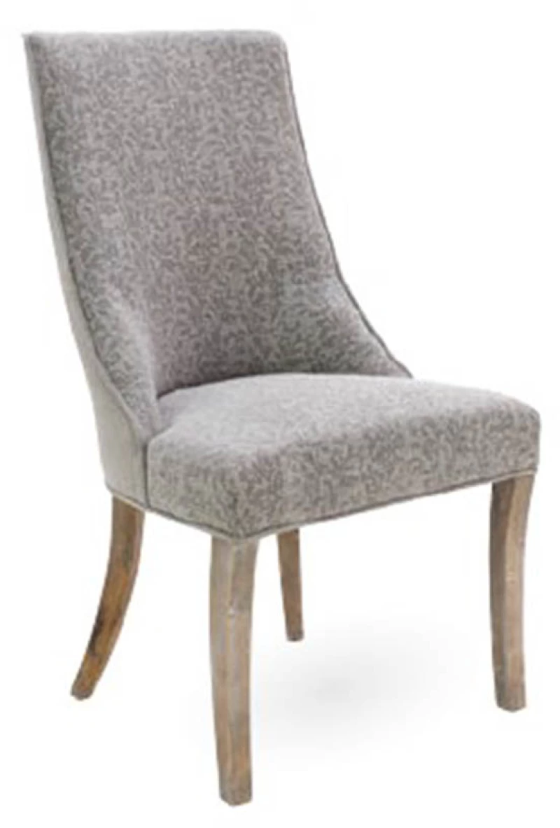 Καρέκλα υφασμάτινη γκρι 56x56x99cm Inart 3-50-177-0015