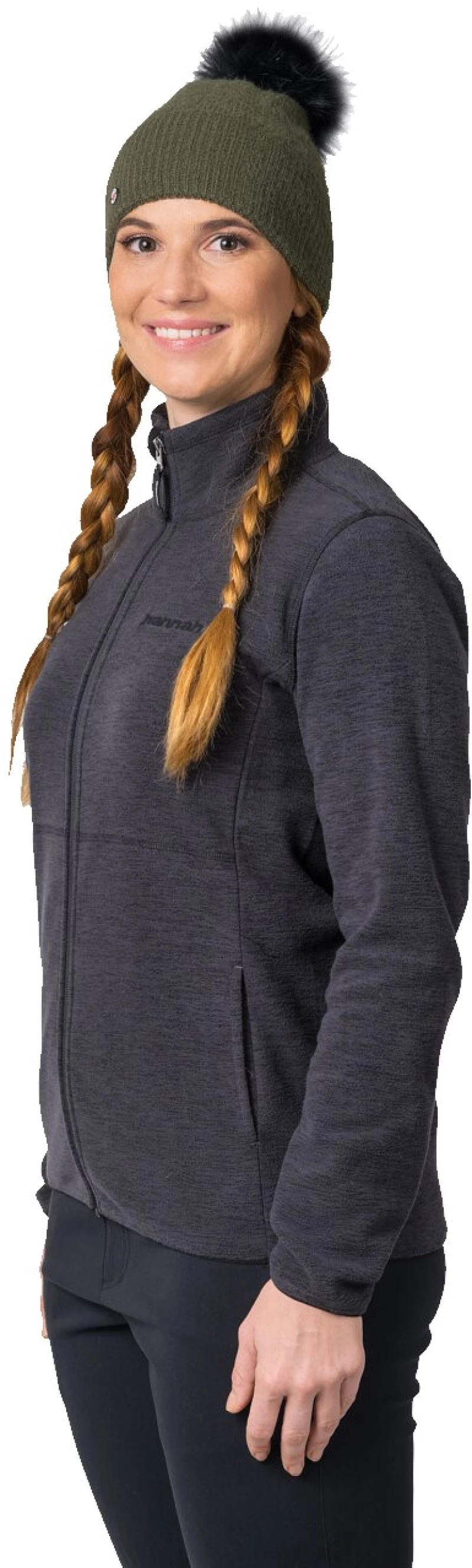 LIVELA II 10025289HHX.01-ANTHRACITE MEL - HANNAH FLEECE JACKET Hannah