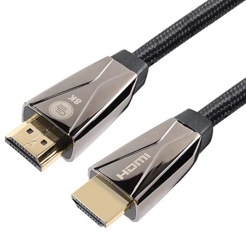 GoGEN HDMI200MM09 Καλώδιο HDMI-HDMI 2.1 / 8K UHD,  2m, επίχρυσο, μαύρο