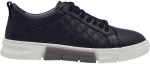 Ανδρικά Δέρματινα Sneakers – 1177 – Μαύρο