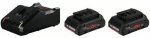 Charger and rechargeable battery set BOSCH Professional ProCORE Gal 18-40 C 18 V 4 Ah
