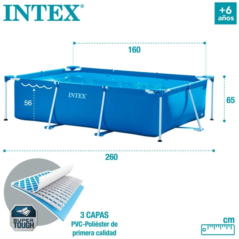 Πισίνα Αποσπώμενο Intex 28271NP 2282 L 260 x 65 x 160 cm