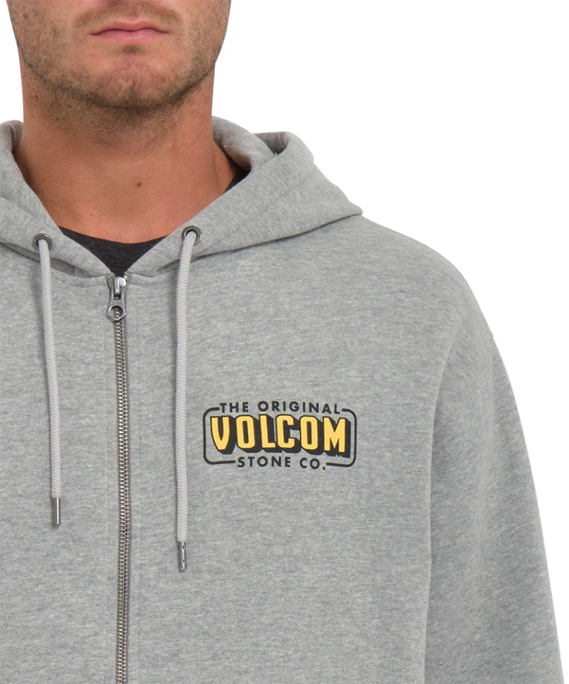 Volcom Watanite Zip Fleece Heather Grey