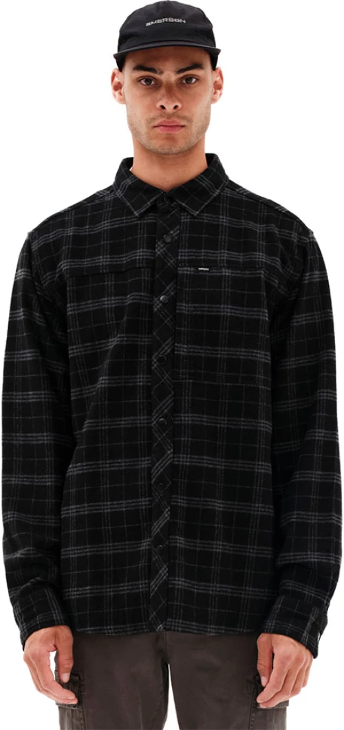 Emerson 232.EM60.60 Overshirt Black Grey