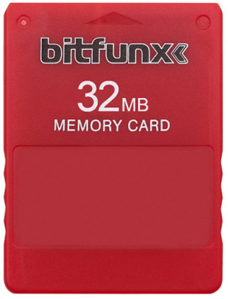 BITFUNX Κάρτα Μνήμης Για Sony PlayStation 2 PS2 McBoot FMCB V1.966 (32MB) (Κόκκινο)