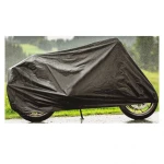 STR Κουκούλα Μοτοσικλέτας Αδιάβροχη Large Black 228x99x124 cm