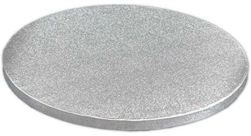 Δίσκος Τούρτας στρογγυλός Ασημένιος Πάχος 13mm. Διαμ.(14'')35,6εκ.
