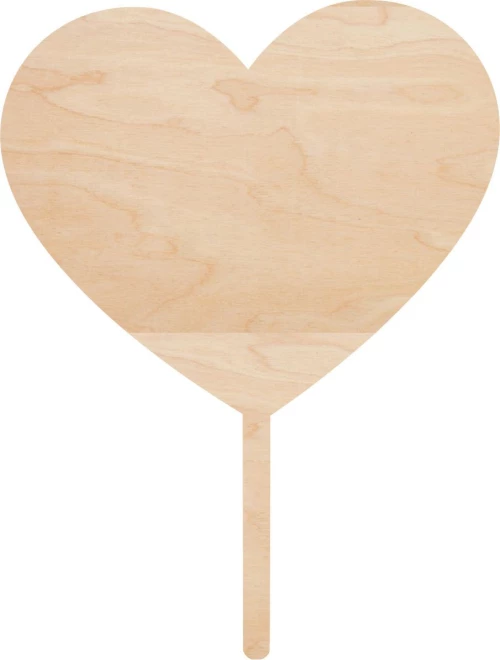 Cake Topper Heart ΞΥΛΟ