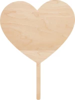 Cake Topper Heart ΞΥΛΟ